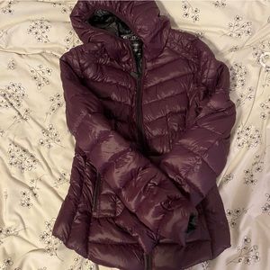 BCBGeneration Plum Puffer Jacket